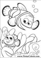 Pintar e Colorir A Procura De Nemo - Desenho 065