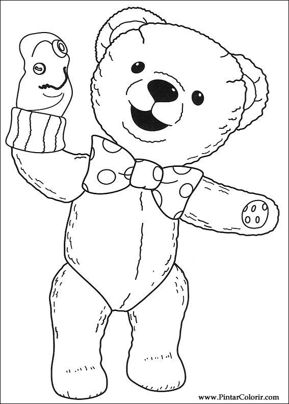 Pintar e Colorir Andy Pandy - Desenho 023