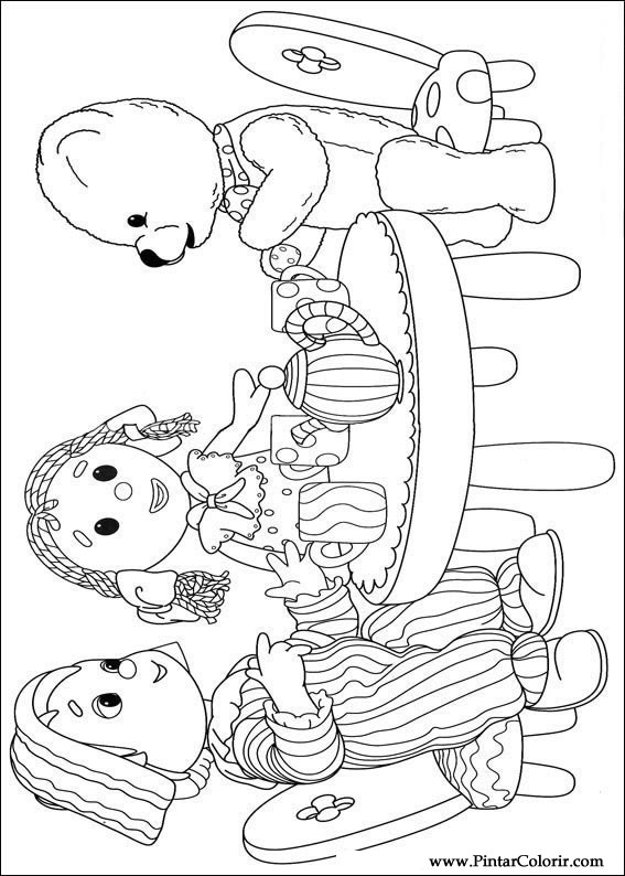 Pintar e Colorir Andy Pandy - Desenho 034