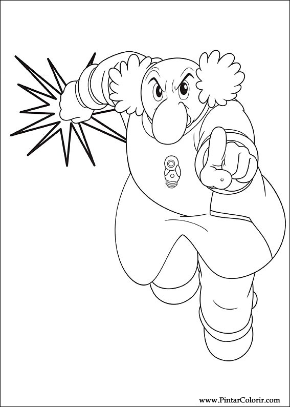 Dibujos para pintar y Color Astro Boy - Diseño de impresión 010