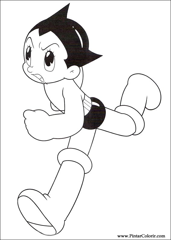 Pintar e Colorir Astro Boy - Desenho 013