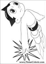 Pintar e Colorir Astro Boy - Desenho 002