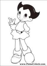 Pintar e Colorir Astro Boy - Desenho 006