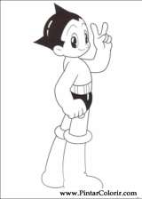 Pintar e Colorir Astro Boy - Desenho 018