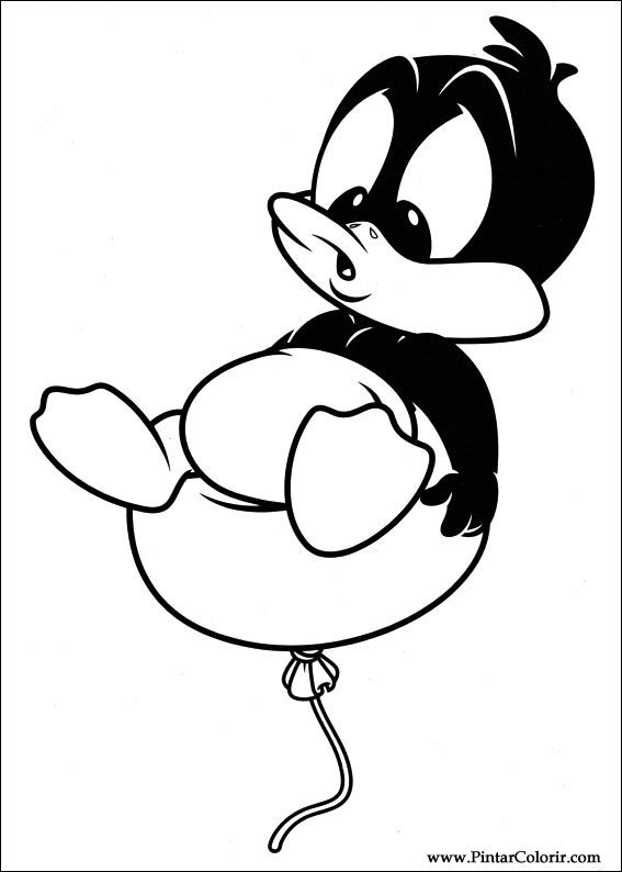 Pintar e Colorir Baby Looney Tunes - Desenho 018