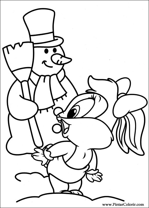 Pintar e Colorir Baby Looney Tunes - Desenho 020