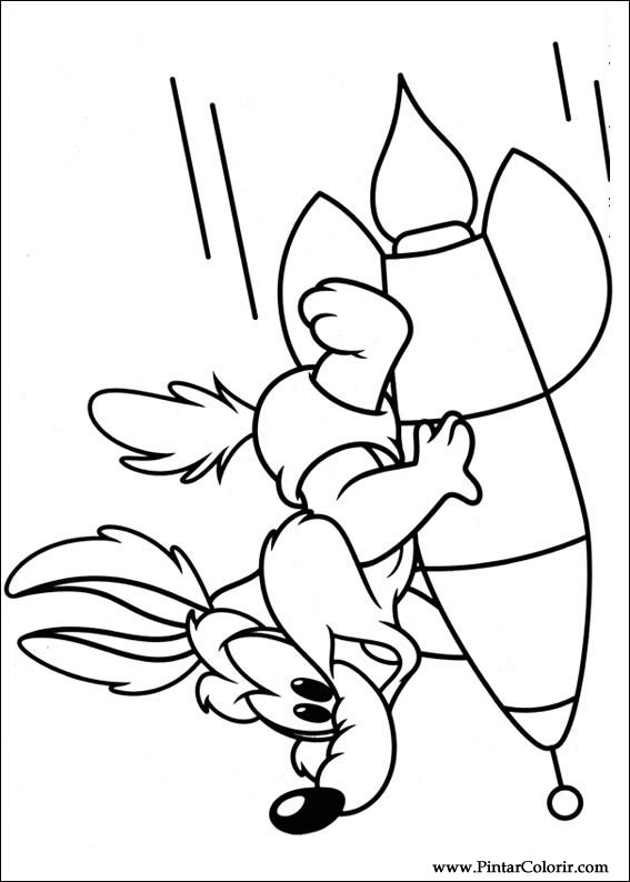 Pintar e Colorir Baby Looney Tunes - Desenho 024