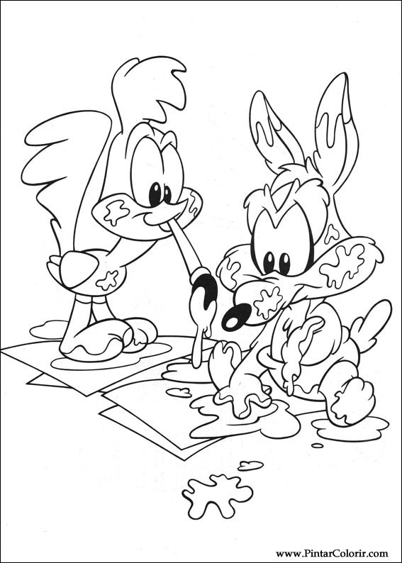 Pintar e Colorir Baby Looney Tunes - Desenho 027