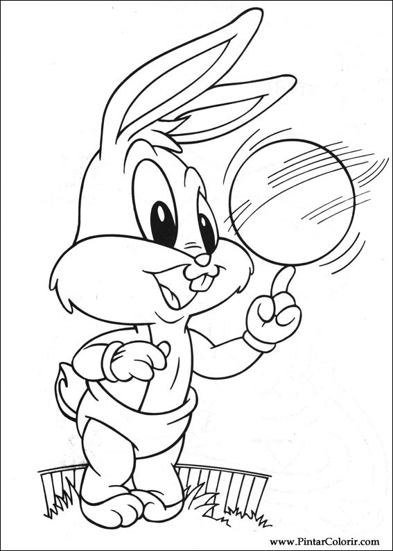 Pintar e Colorir Baby Looney Tunes - Desenho 031