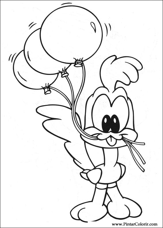 Pintar e Colorir Baby Looney Tunes - Desenho 032