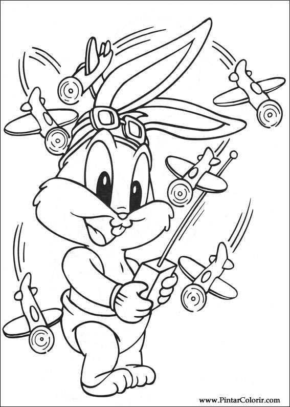 Pintar e Colorir Baby Looney Tunes - Desenho 033