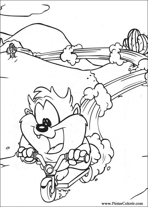 Pintar e Colorir Baby Looney Tunes - Desenho 037