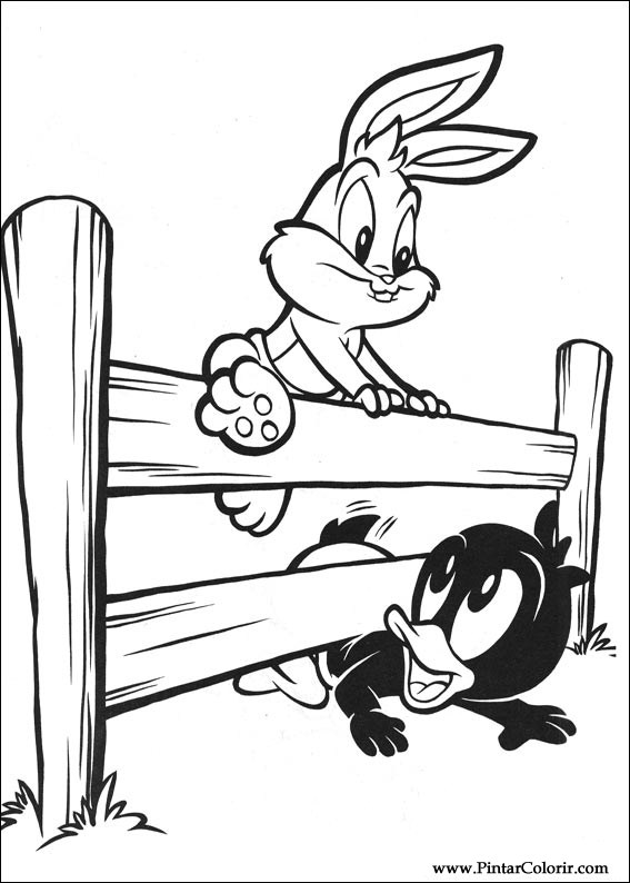 Pintar e Colorir Baby Looney Tunes - Desenho 038