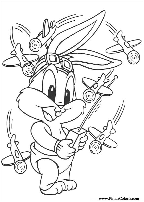 Pintar e Colorir Baby Looney Tunes - Desenho 049