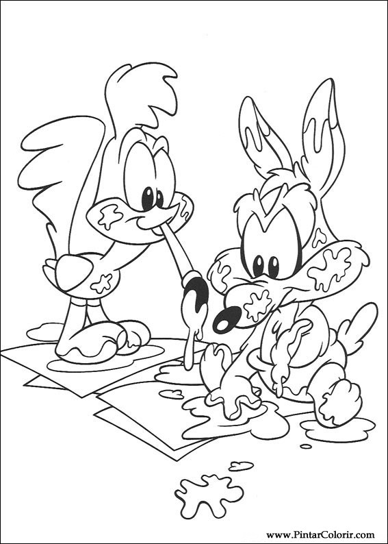 Pintar e Colorir Baby Looney Tunes - Desenho 052