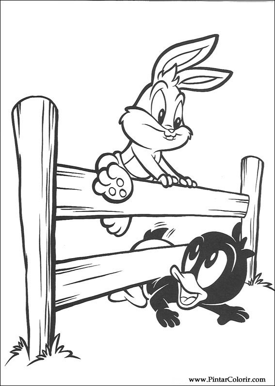 Pintar e Colorir Baby Looney Tunes - Desenho 061