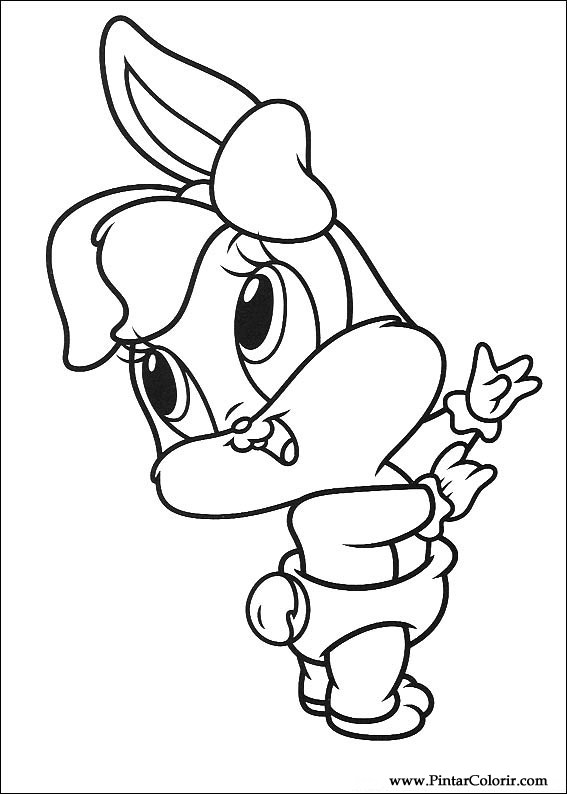 Pintar e Colorir Baby Looney Tunes - Desenho 087