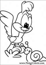 Pintar e Colorir Baby Looney Tunes - Desenho 003