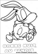 Pintar e Colorir Baby Looney Tunes - Desenho 014