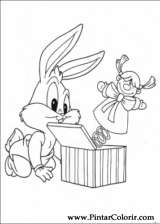 Pintar e Colorir Baby Looney Tunes - Desenho 026