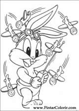 Pintar e Colorir Baby Looney Tunes - Desenho 033