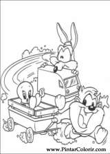 Pintar e Colorir Baby Looney Tunes - Desenho 057