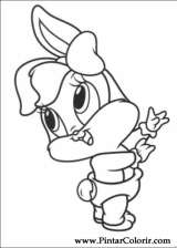 Pintar e Colorir Baby Looney Tunes - Desenho 060