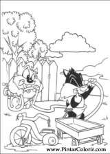 Pintar e Colorir Baby Looney Tunes - Desenho 064