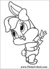 Pintar e Colorir Baby Looney Tunes - Desenho 087