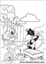 Pintar e Colorir Baby Looney Tunes - Desenho 091