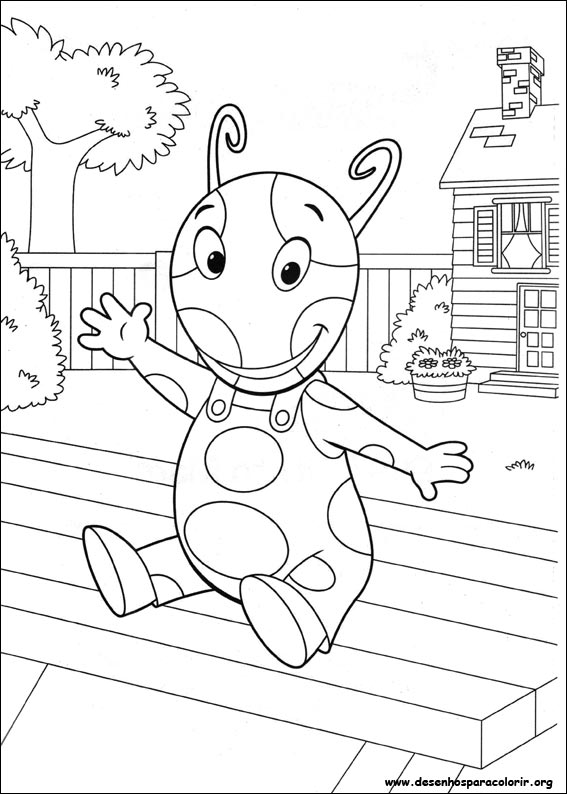 Pintar e Colorir Backyardigans - Desenho 001