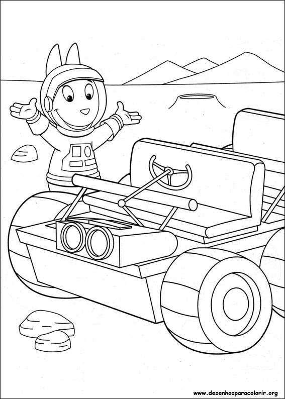 Pintar e Colorir Backyardigans - Desenho 012