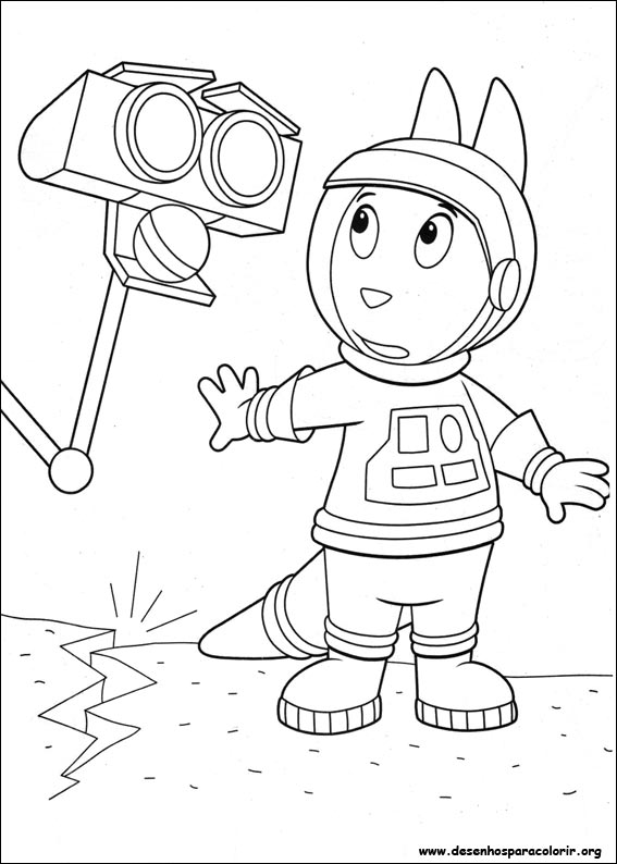 Pintar e Colorir Backyardigans - Desenho 024