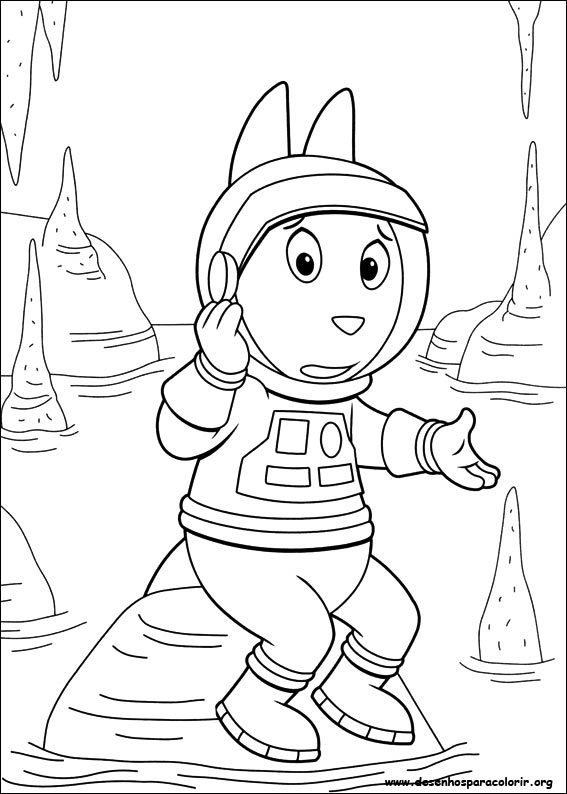 Pintar e Colorir Backyardigans - Desenho 028