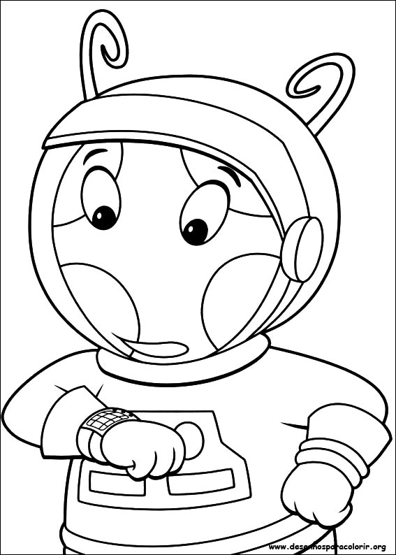 Pintar e Colorir Backyardigans - Desenho 030