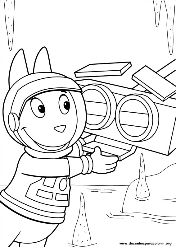 Pintar e Colorir Backyardigans - Desenho 035