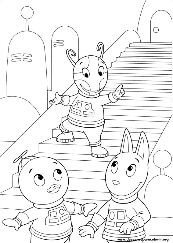 Pintar e Colorir Backyardigans - Desenho 038