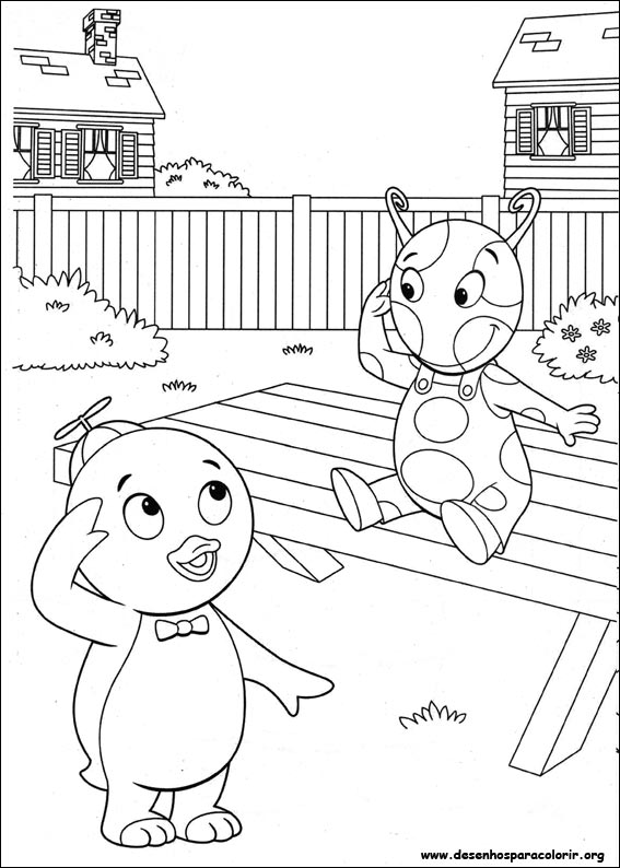 Pintar e Colorir Backyardigans - Desenho 002