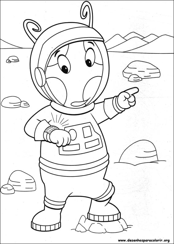 Pintar e Colorir Backyardigans - Desenho 014