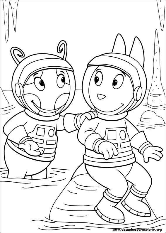 Pintar e Colorir Backyardigans - Desenho 029