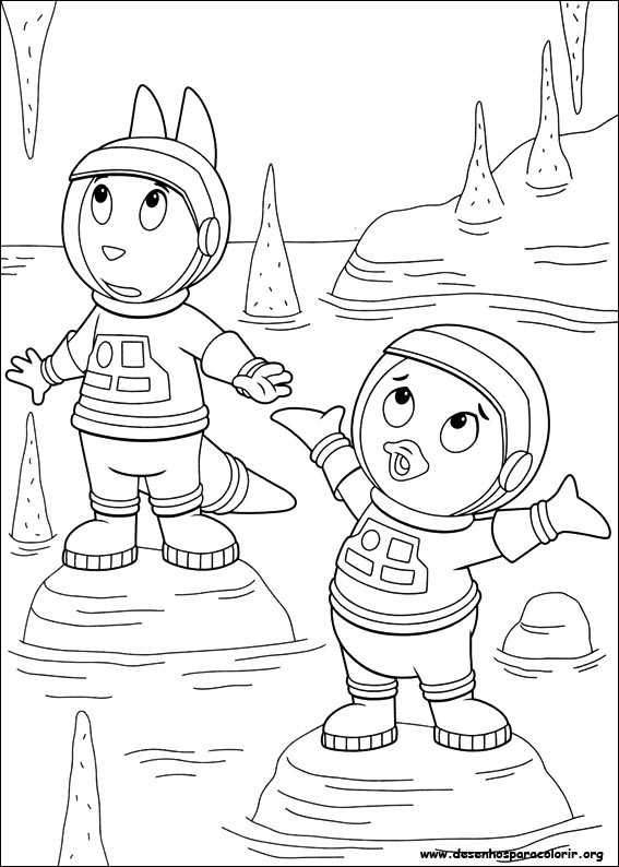 Pintar e Colorir Backyardigans - Desenho 031