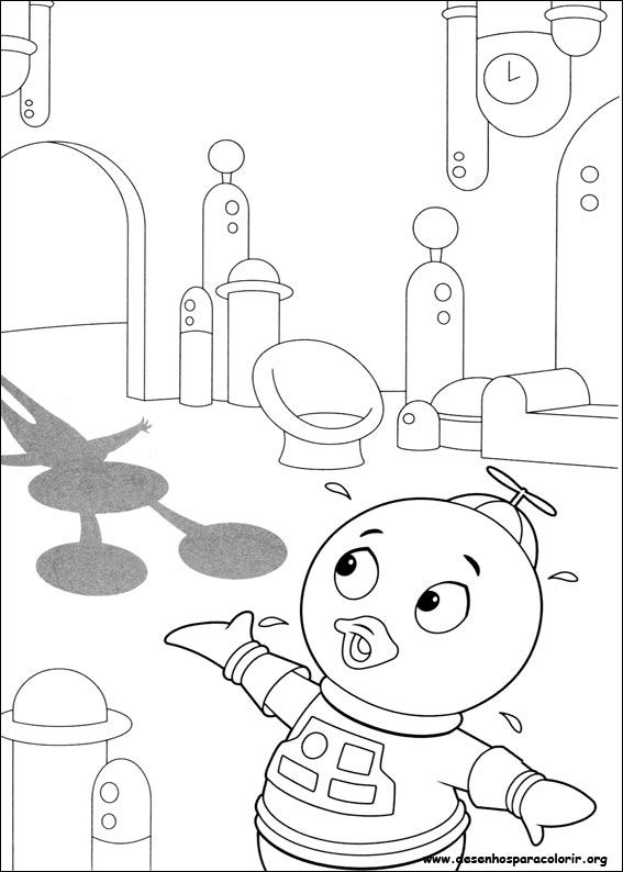 Pintar e Colorir Backyardigans - Desenho 043