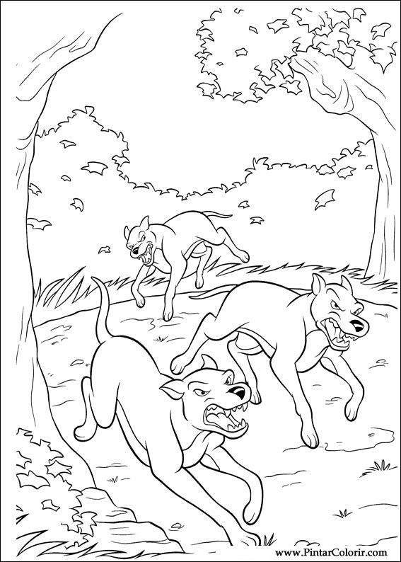 Pintar e Colorir Bambi 2 - Desenho 034