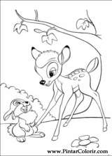 Pintar e Colorir Bambi 2 - Desenho 003