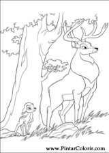 Pintar e Colorir Bambi 2 - Desenho 016