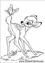 Pintar e Colorir Bambi 2 - Desenho 020