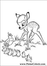 Pintar e Colorir Bambi 2 - Desenho 021