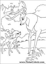 Pintar e Colorir Bambi 2 - Desenho 025