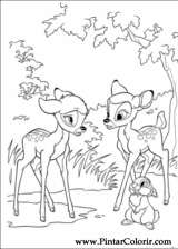 Pintar e Colorir Bambi 2 - Desenho 026