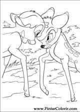 Pintar e Colorir Bambi 2 - Desenho 031